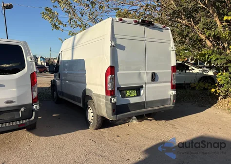 2018 Ram Promaster 2500 2500 High z USA, uszkodzony, nr VIN 3C6TRVCGXJE112569